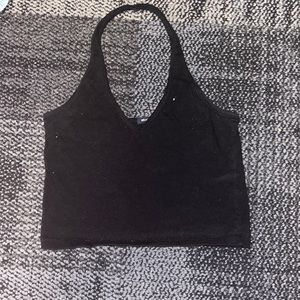 Brandy Melville Black Halter Top